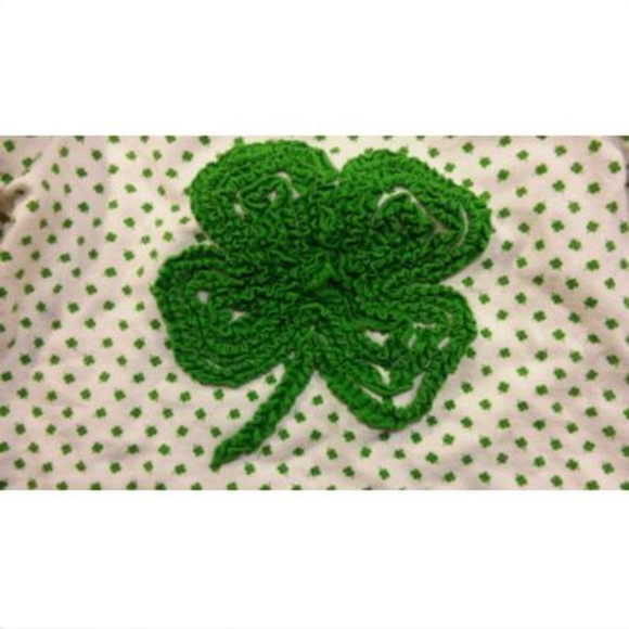 St. Patrick's Day 6 Months Girl's Romper w/ Ruffle - Picture 2 of 4